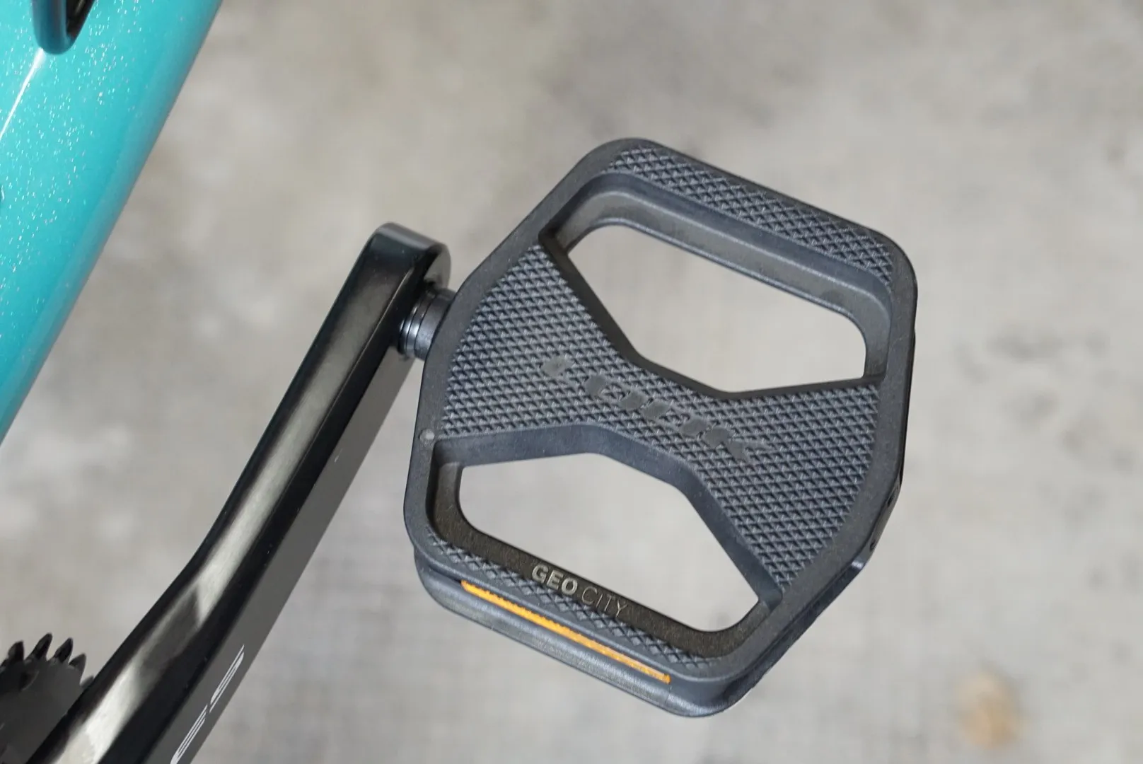 Pedale a piattaforma della bici cargo — Romanelli Cicli Cargo Evolve