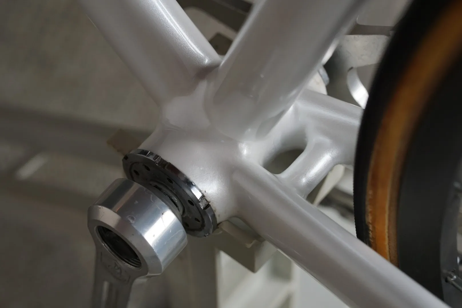 Movimento centrale e pedivella della bici da pista — Romanelli Cicli Nose’ n’ toes Pursuit
