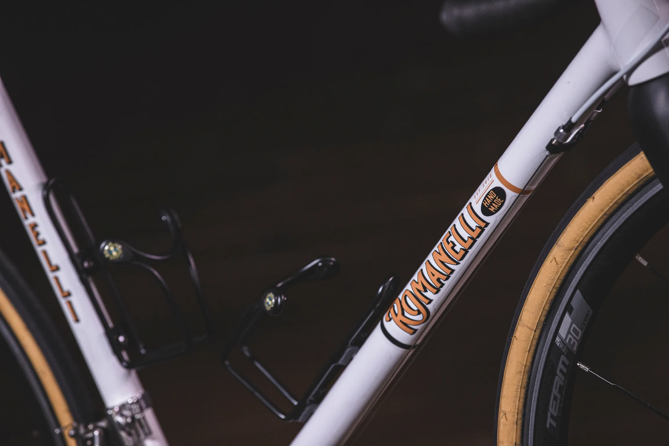Logo sul tubo obliquo — Romanelli Cicli Sugar push, lilla