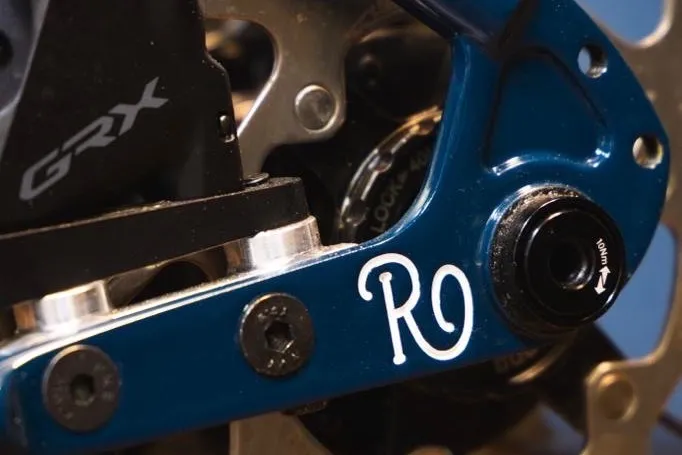 Forcellino blu e pinza freno — Romanelli Cicli Tuck turn, blu