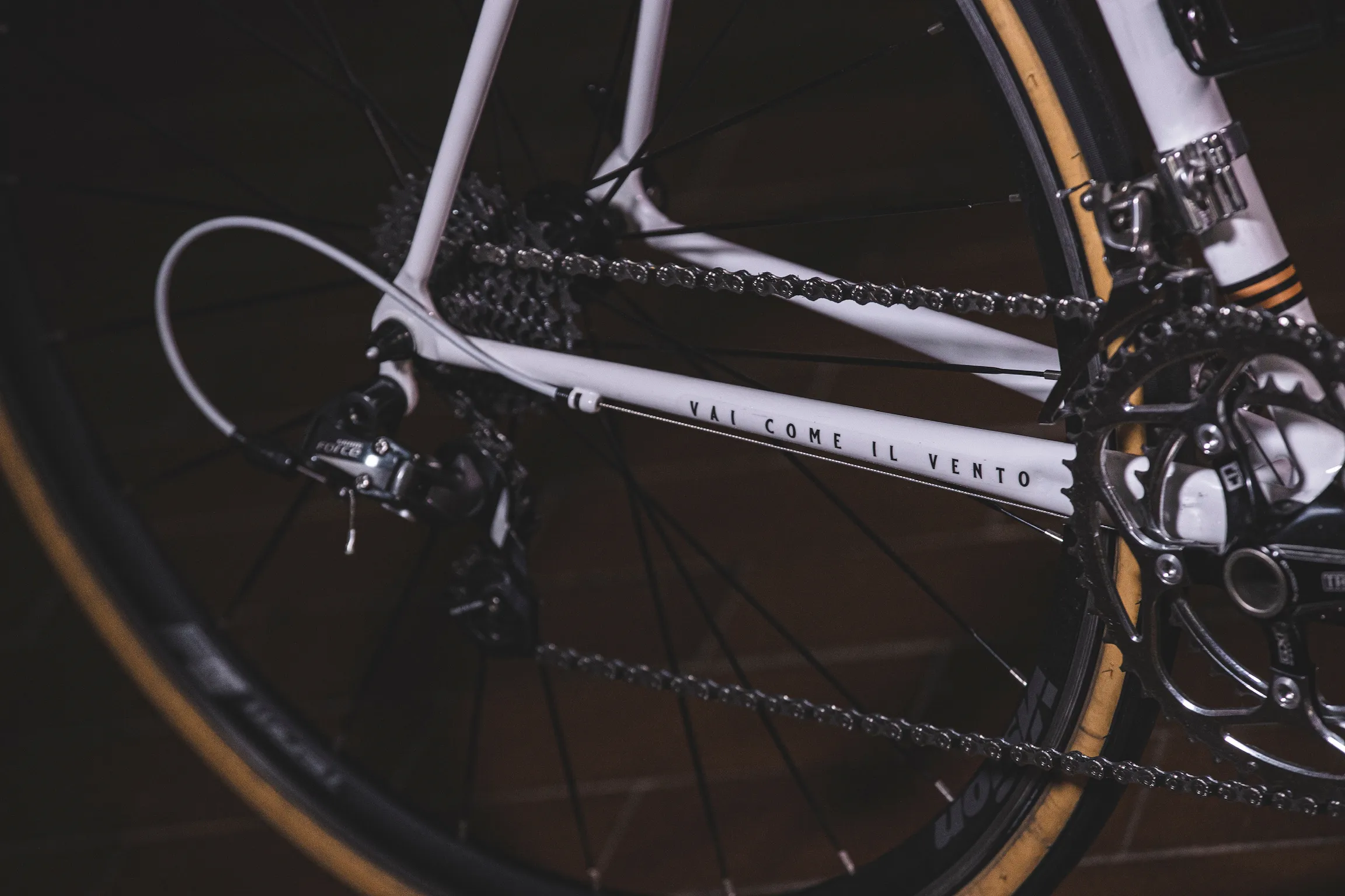 Trasmissione e carro posteriore — Romanelli Cicli Sugar push, lilla